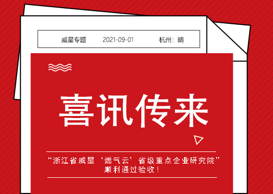 喜訊！威星智能省級重點企業(yè)研究院順利通過驗收！